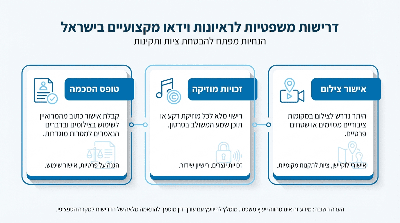 היבטים משפטיים ואתיים בצילום ראיונות מקצועיים