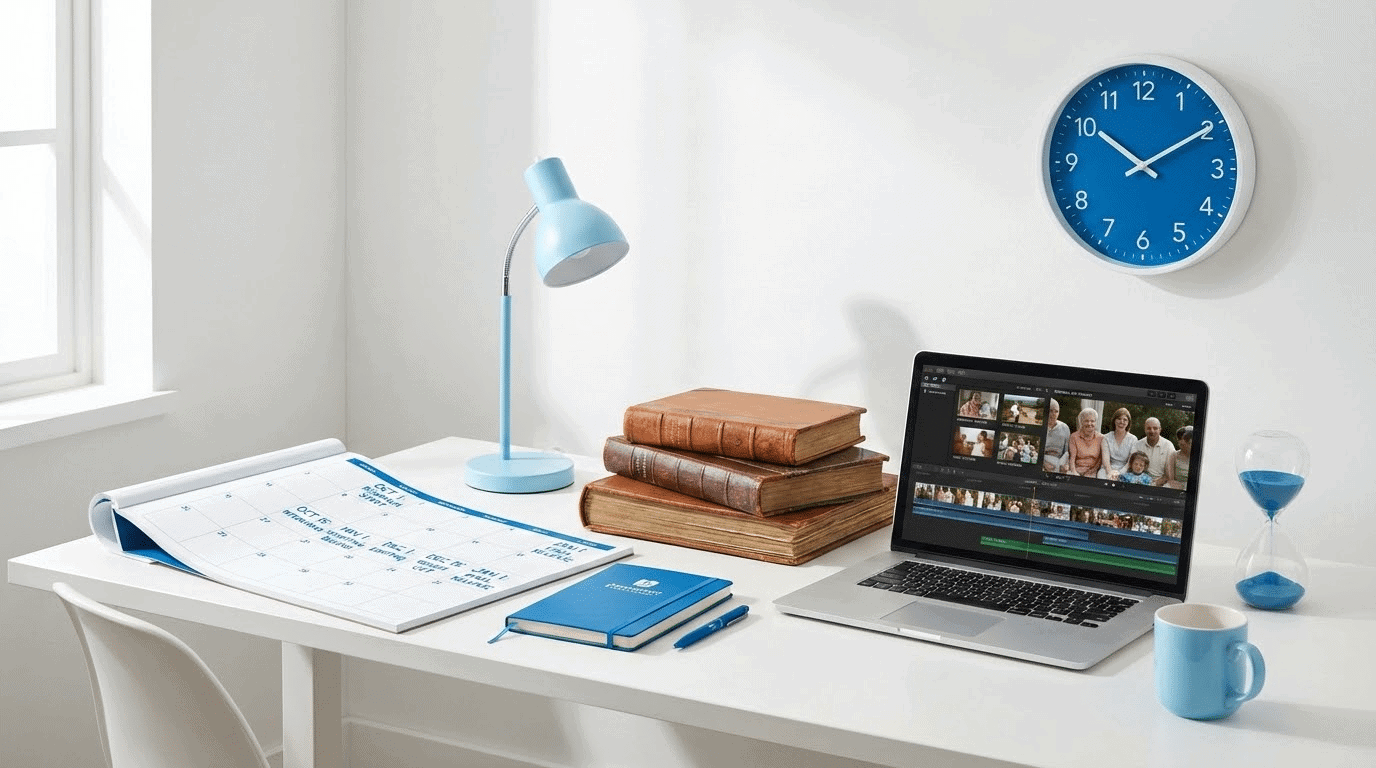 לוחות זמנים להפקת סרט תיעודי אישי