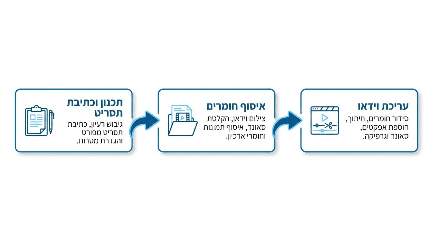 שלבים מעשיים ליצירת קליפ יום הולדת מרגש - תכנון, איסוף חומרים ועריכה
