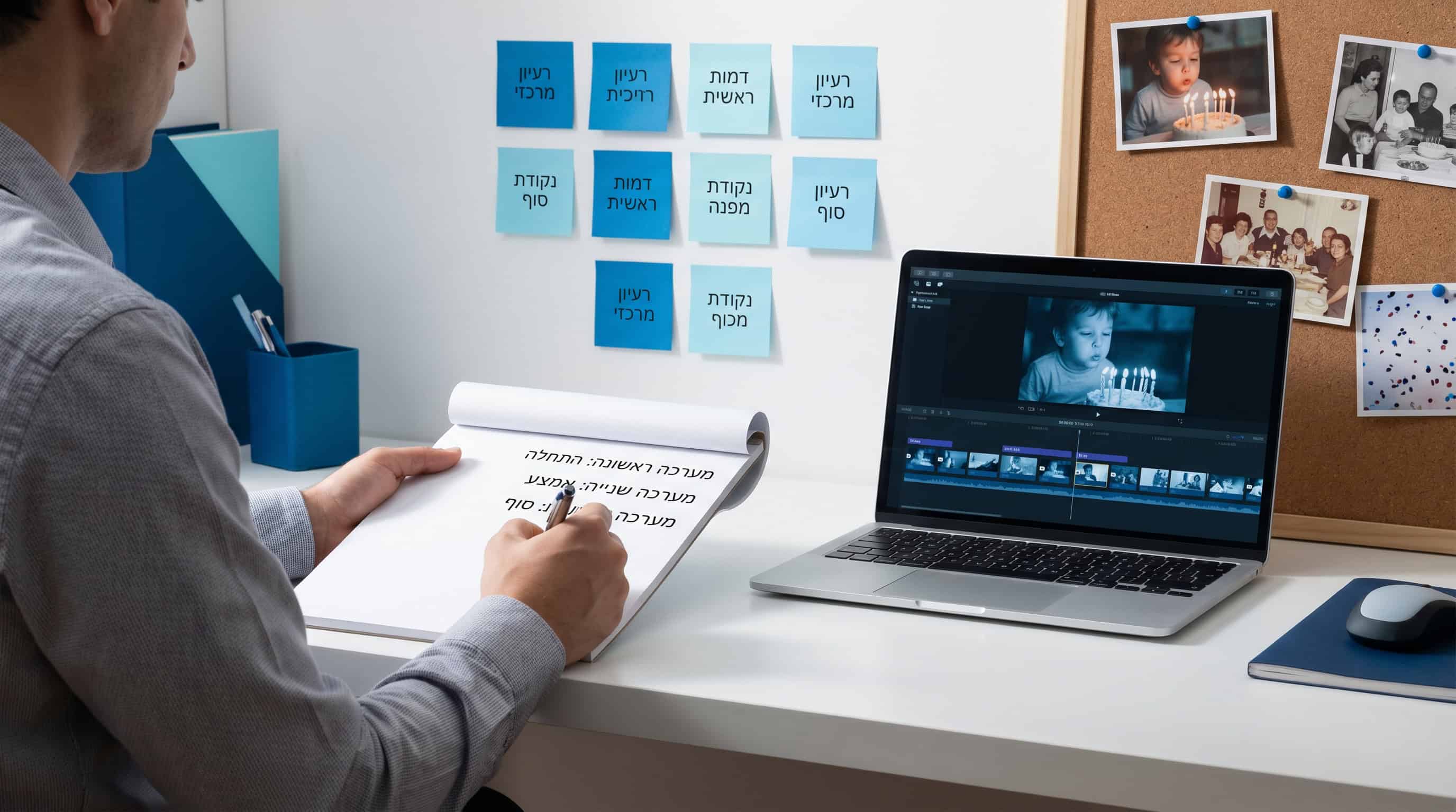 בניית תסריט נכון לסרטון AI לבת מצווה