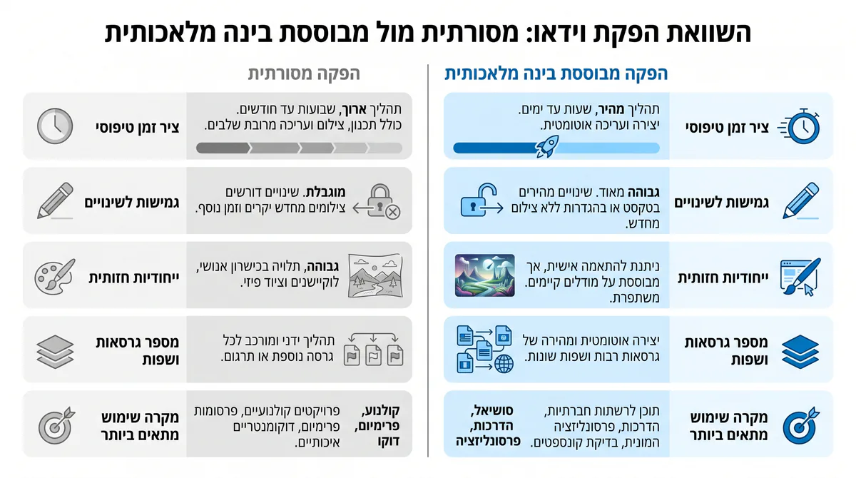 שיטת עבודה מקצועית מהבריף ועד הקובץ הסופי בהפקת סרטון הסבר