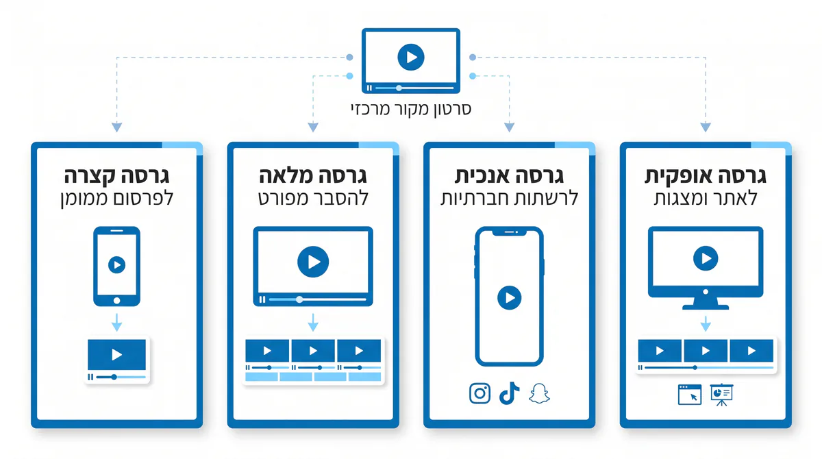 השוואה בין הפקת וידאו מסורתית להפקה מבוססת בינה מלאכותית
