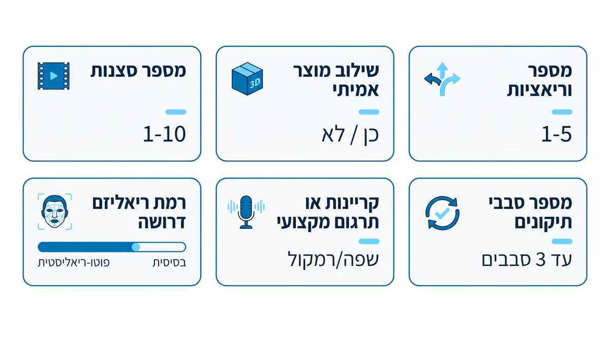 גורמים המשפיעים על תקציב ולוחות זמנים בהפקת סרטון AI לקמפיין פרסומי