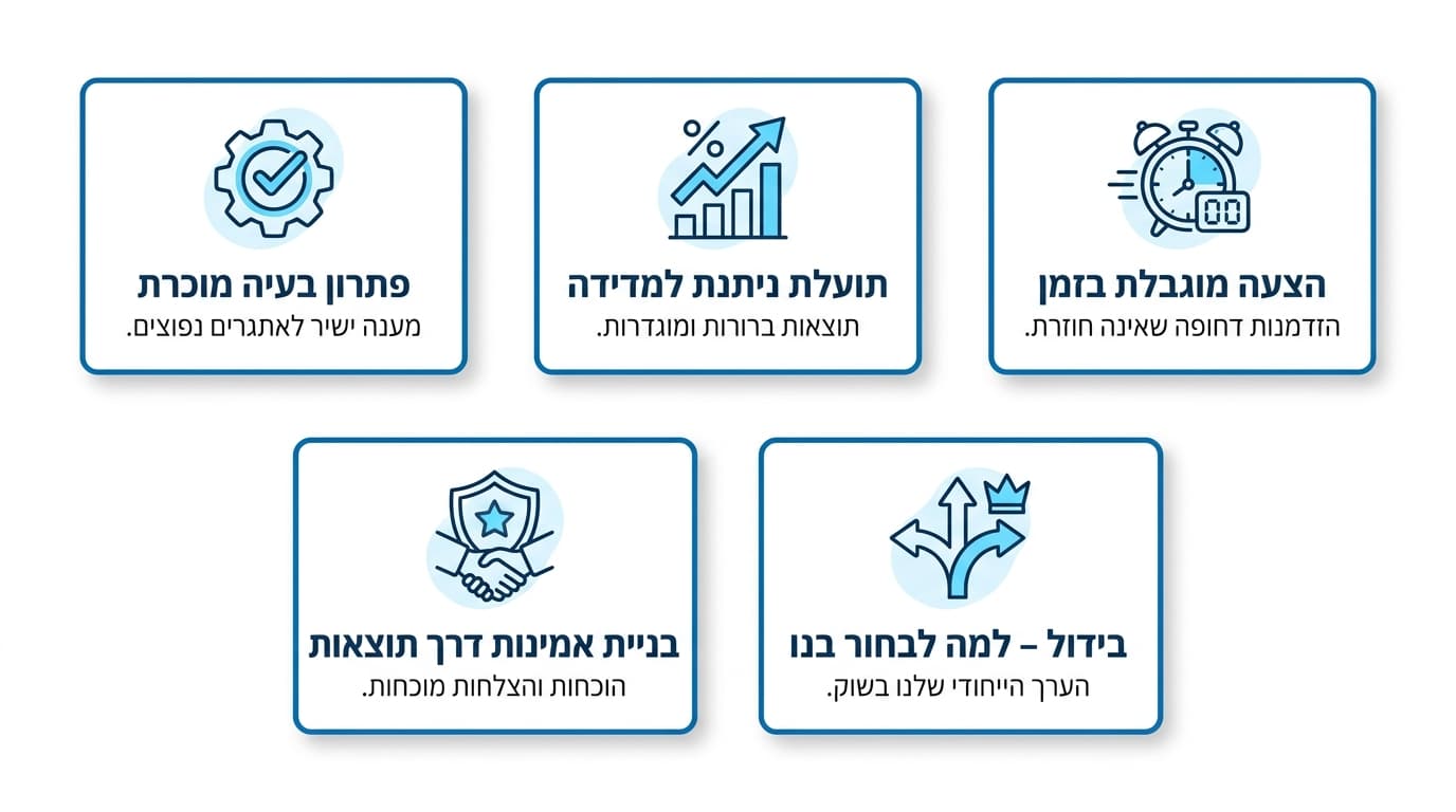 דוגמה לזוויות מסר שעובדות בסרטון AI לרשתות חברתיות